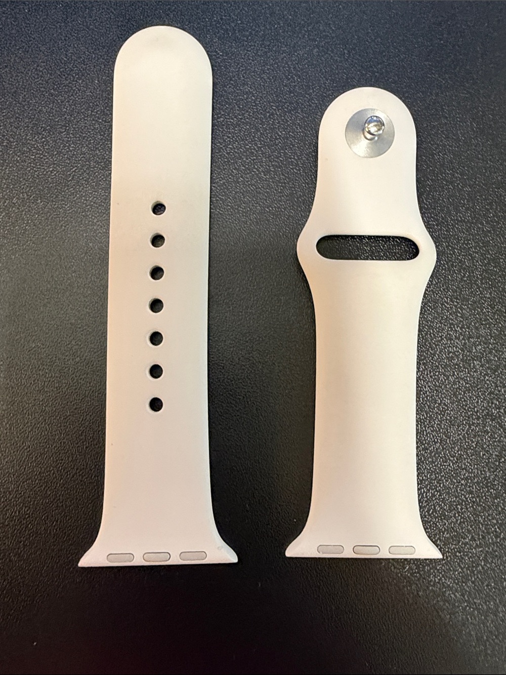 Apple White Silicone Sport Band for Apple Watch